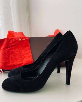 Bally suede nera n. 40