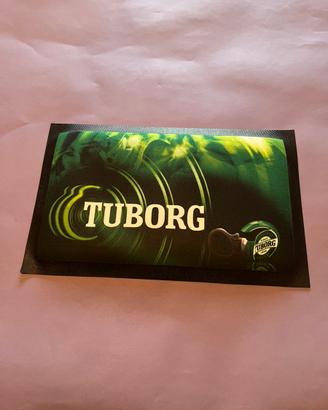Tappetino Tuborg vintage da bar 40x25 cm