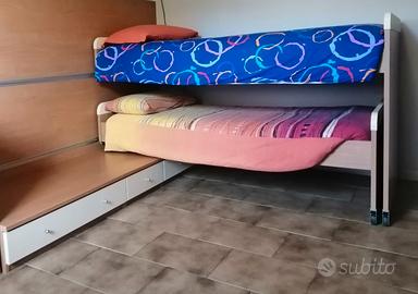 Sistema Salvaspazio Letti Scorrevoli A Castello