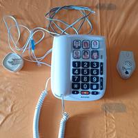 Alcatel Tmax 10 telefono fisso anziani + amplif.