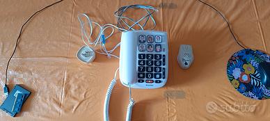 Alcatel Tmax 10 telefono fisso anziani + amplif.