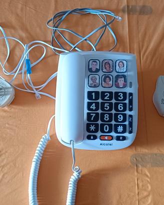 Alcatel Tmax 10 telefono fisso anziani + amplif.