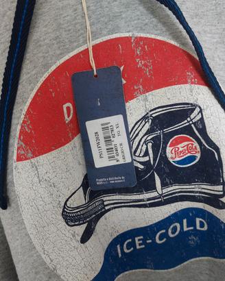 Felpa uomo felpata con cappuccio grigia 