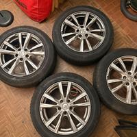 Cerchi 17 reds 5x100 gomme termiche 225/55/17