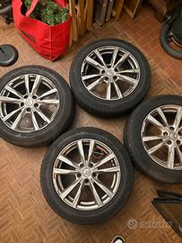 Cerchi 17 reds 5x100 gomme termiche 225/55/17