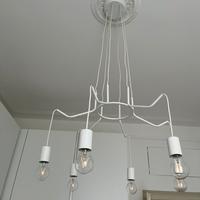 Cuyama Lampadario a sospensione Bianco, 6-Luci