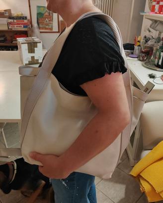 Borsa Gianni Chiarini pelle bianca