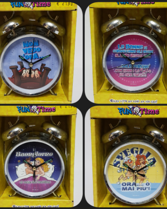 Sveglie classiche vari modelli. Regali Natale