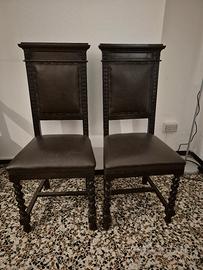 sedie antiche vintage antiquariato 