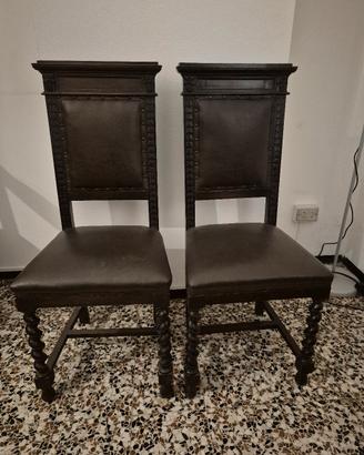 sedie antiche vintage antiquariato 