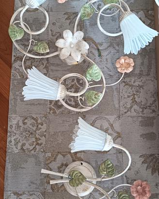Lampadari in stile floreale 