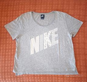 T-shirt Nike Grigio Donna Taglia M Cotone