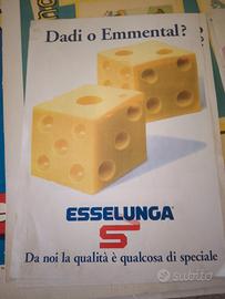 manifesto poster pubblicitario Esselunga emmental