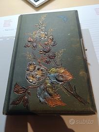 manoscritto illustrato di poesie 1892