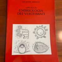 Libro - Minelli, Embriologia dei vertebrati