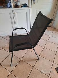 Sedie in ferro da giardino