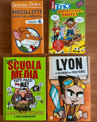 4 Libri per ragazzi