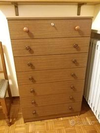 armadio comodino cassettiera