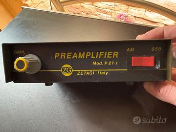 preamplificatore ZETAGI Mod. P 27-1, radio CB