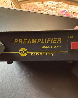 preamplificatore ZETAGI Mod. P 27-1, radio CB