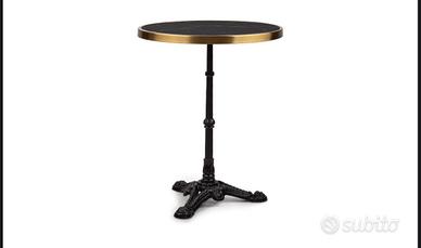 Tavolino in Stile Bistrot Francese Piano Marmo