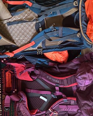 Zaini trekking per coppia