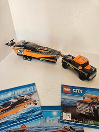 LEGO City 60085 - 4x4 Trasporta Motoscafo