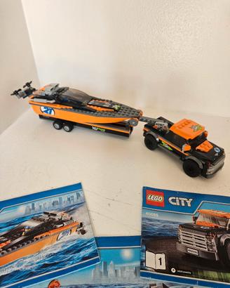 LEGO City 60085 - 4x4 Trasporta Motoscafo