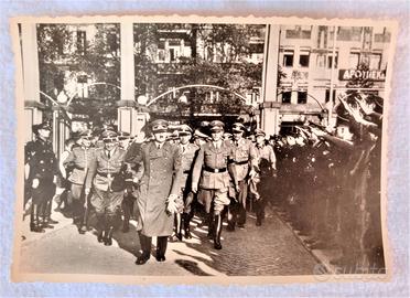 Fotografia d'epoca nazista Hitler allo Sportpalast