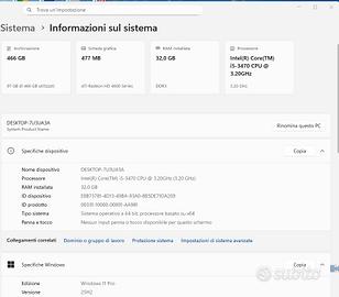 pc completo o singoli accessori