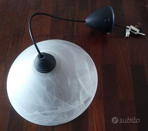 Lampadario in vetro Idea Linea Luce -made in Italy