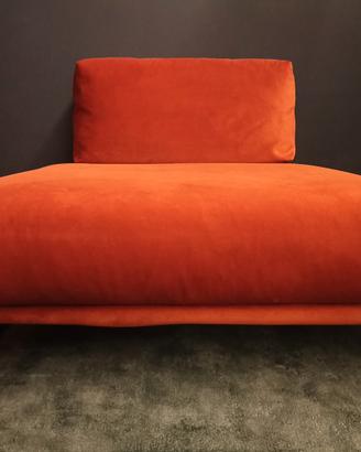 Pouf lounge con schienale mobile