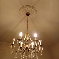 Lampadario con gocce