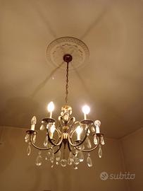 Lampadario con gocce