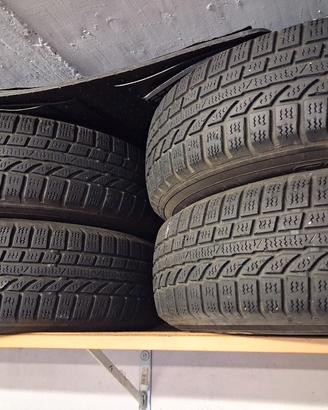 gomme invernali complete di cerchi per fiat panda