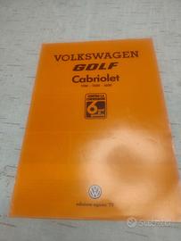 Depliant Volkswagen Golf cabrio