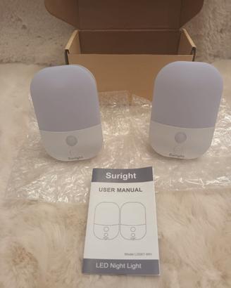 Suright * 2 Luci Led notturne * Nuove
