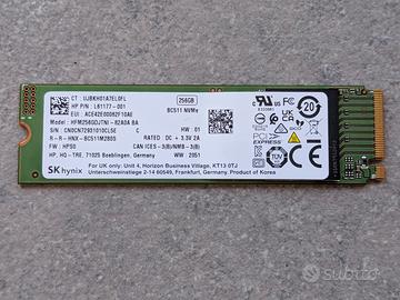 NVMe unità disco SSD 256GB Hynix