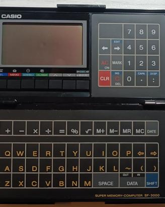 agenda vintage anni 80 Casio