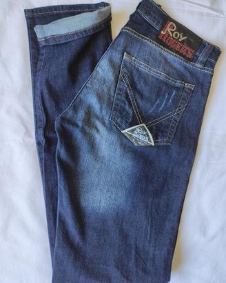 ROY ROGER'S De Luxe ORIGINALI 5 Tasche Cotone Blu
