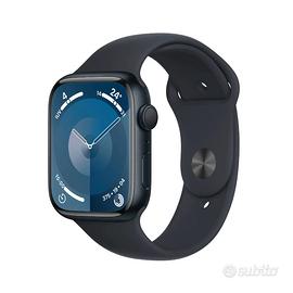 Apple Watch Series 9 45mm GPS Midnight M/L NUOVO