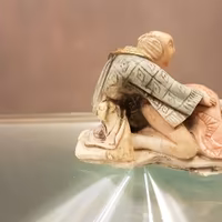 Statuetta, netsuke erotica collezione Picasso