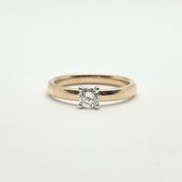 ANELLO solitario oro 18kt