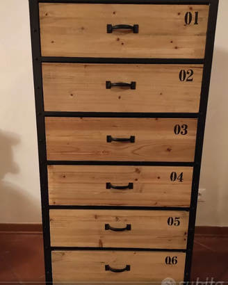 CASSETTIERA IN LEGNO MAISONS DU MONDE