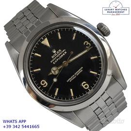 ROLEX Explorer 1016 glossy brown gilt galvanic