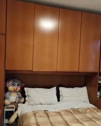 armadio a ponte per letto matrimoniale 
