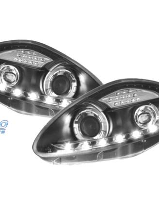FARI FIAT GRANDE PUNTO 05-08 LUCE DIURNA FONDO NER