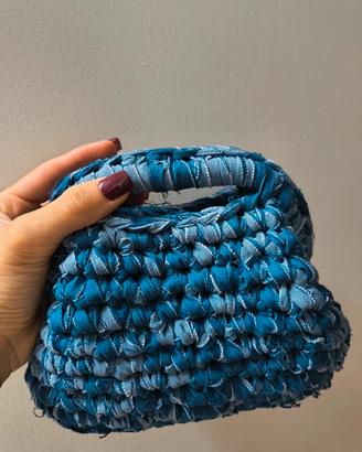 Clutch bag denim