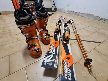 Set Sci ROSSIGNOL+Scarponi+bastoncini
