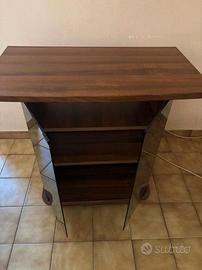 Mobile Bar Porta TV Vintage Anni 70/80 con Vetri